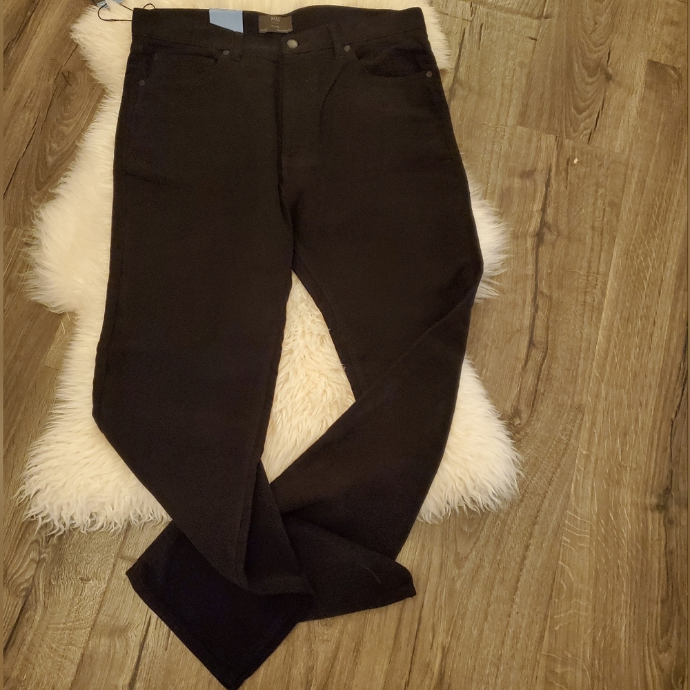 Men's Black Moleskin M&S Jeans 36 x 33